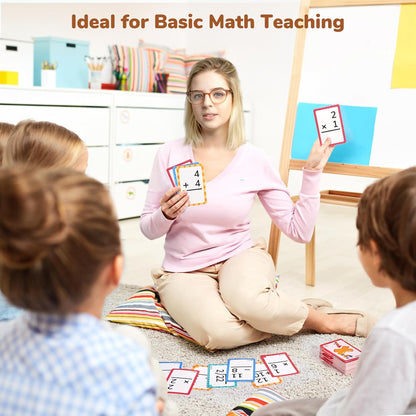 JoyCat 162 Multiplication Flash Cards - All Facts 1-12 Times Tables with Visual Aids Mastered & Review Sorting for Kids 3rd 4th 5th Grade or Homeschool Supplies
