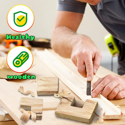 FFTROC Wooden Puzzles for Kids Ages 4-8 8-10 Thick Colorful 3D Russian Blocks and Brain Teaser Tangram Jigsaw STEM Intelligence Toys Educational Gift for Toddlers 3 4 5 6 7 Years Old Boys Girls