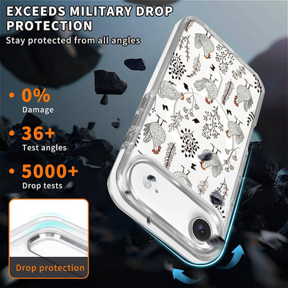 for iPhone 17 Pro Max Case [Compatible with Magsafe],Girls Women Clear Magnetic Case Silicone Shockproof Protective Cover with Pattern Colorful Motivational Letters