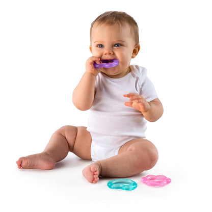 Bright Starts Soothers & Shakers 7pc Gift Set - BPA-Free Baby Rattles, Teethers and Stroller Toys, Unisex, Newborn+