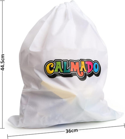 Calmado - 200 pcs Marble Run Wooden Set/Ball Track Set for Kids/Girls/Boys Made of Beech Wood + Bag + Instructions