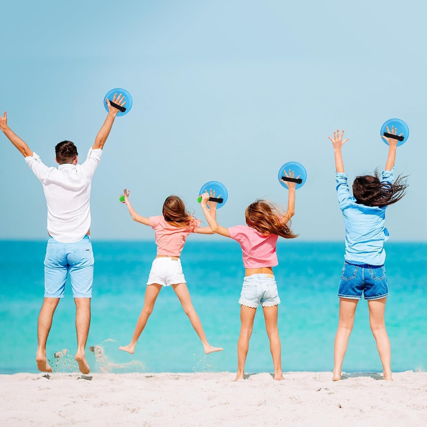 Ayeboovi Toss and Catch Ball Game Outdoor Toys for Kids Yard Games Beach Toys Outside Games for 3 4 5 6 7 8 9 10 Year Old Boys Girls (Upgraded)
