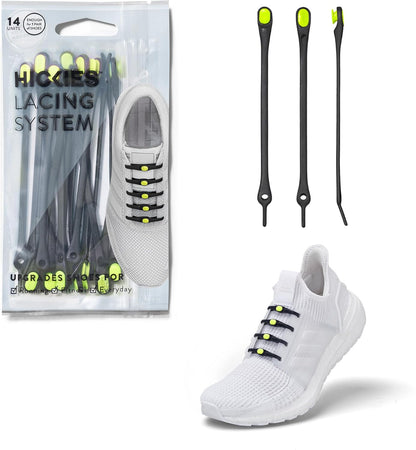 HICKIES No Tie Shoelaces – Elastic, Waterproof, Unisex Shoelaces for Adults, One Size Fits All for Sneakers & Running Shoes