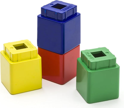 Didax - DD211255 Jumbo Unifix Cubes, Multicolor, Large (Set of 20)