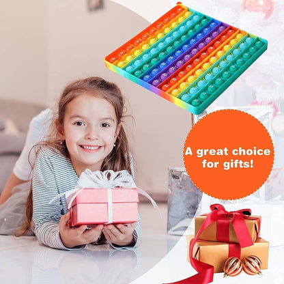 12x12 Multiplication Chart Games for Kids: Fun & Easy Learning! Press & Learn Multiplication Table Toy, STEM Math Skills Practice for Ages 4-12, Home & School Sensory Tool (US Certified Silicone)