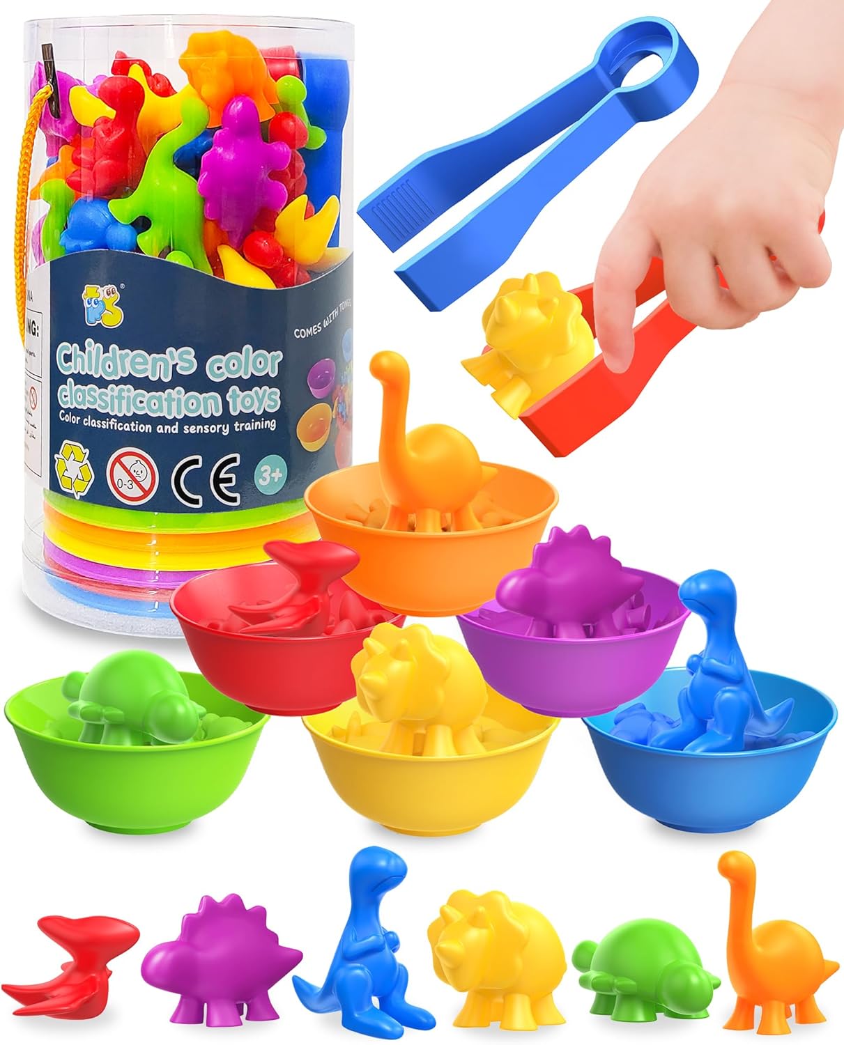 Oomloid Counting Animals Montessori Toys for 3 4 5 Years Old Boys Girls, Preschool Learning Activities Educational Sensory Toys Gifts for Kids Toddlers Ages 3-5, 4-8
