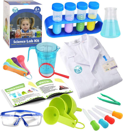 UNGLINGA 210 Experiments Science Kit for Kids, Boys Girls Birthday Toys Gifts Idea, Chemistry Set, Volcano, S.T.E.M Science Educational Project