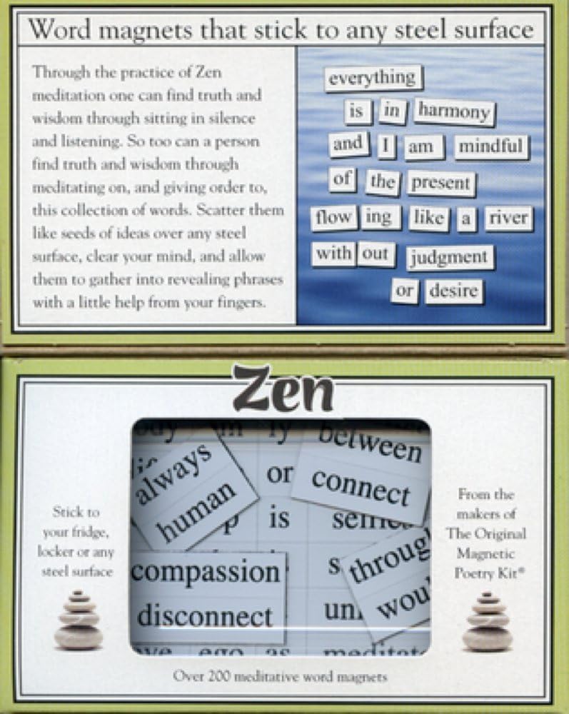 Magnetic Poetry Mushroom Poet Word Magnet Kit