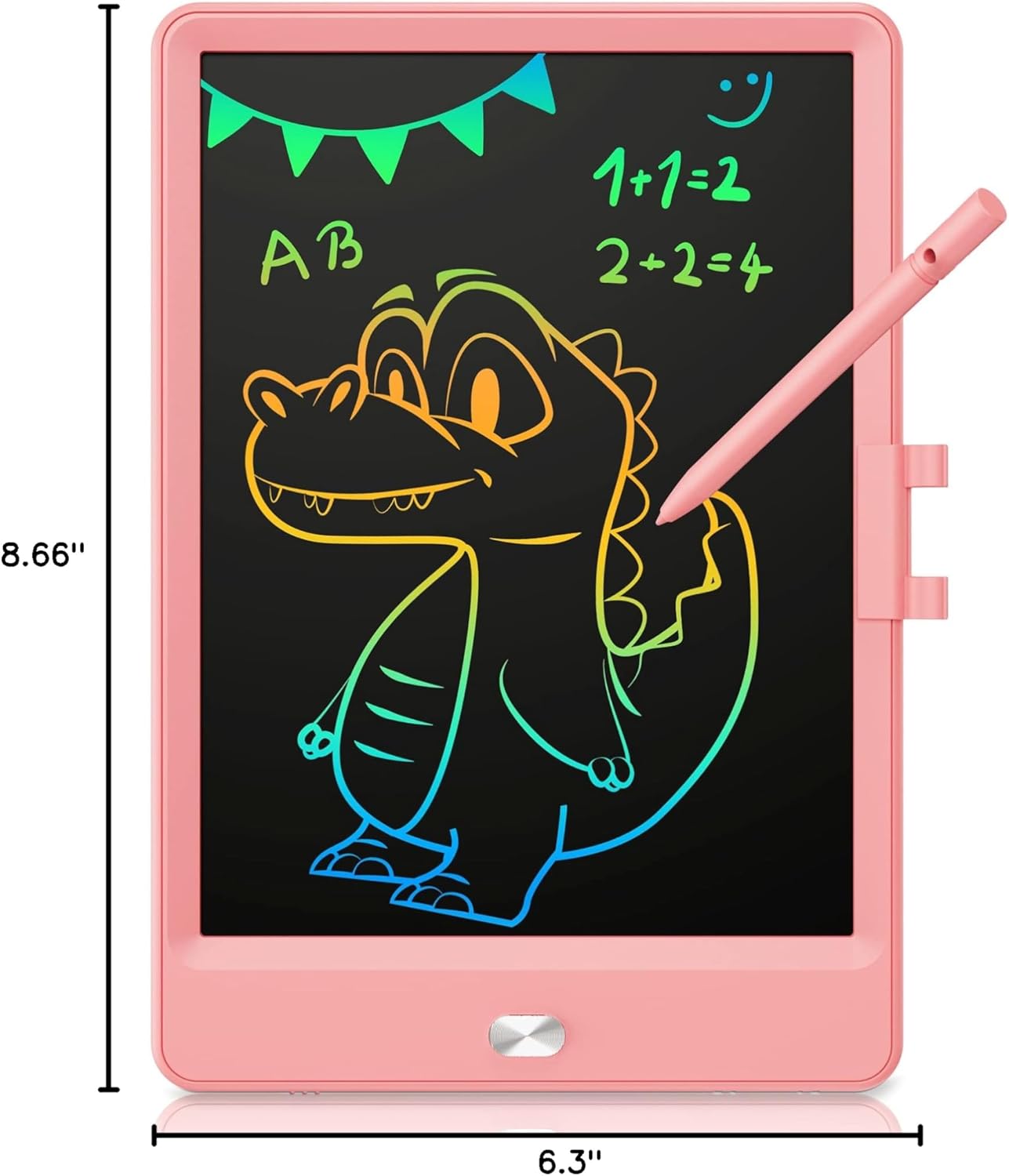 KOKODI LCD Writing Tablet 8.5-Inch Colorful Doodle Board, Electronic Drawing Tablet Drawing Pad for Kids, Educational and Learning Kids Toys Gifts for 3 4 5 6 7 8 Year Old Boys and Girls(Blue)
