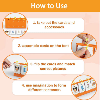 Alened Phonics Flash Cards for Kids 3-8, Sight Words Flash Cards for Kindergarten 1st 2nd 3rd Grade, CVC CVCC CCVC Word Builder, Homeschool & Classroom Phonics Learning Supplies