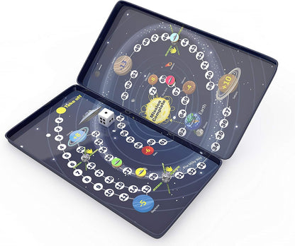 The Purple Cow Magnetic Game Box for kids and adults, Jet Setter
