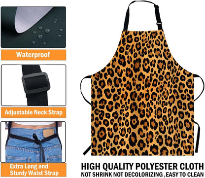 WONDERTIFY Science Education Sketch Apron,Laboratory Chemistry Book Equation Loupe Beaker Flask Glass Bib Apron with Adjustable Neck for Men Women,Suitable for Kitchen Cooking Chef Grill Bistro Apron