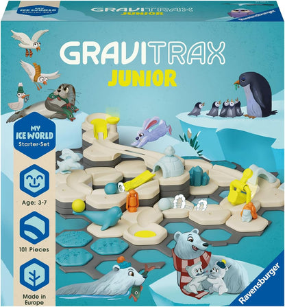Ravensburger GraviTrax Junior Starter Set L Ice - Marble Run, STEM and Construction Toys for Kids Age 3 Years Up - Kids Gifts
