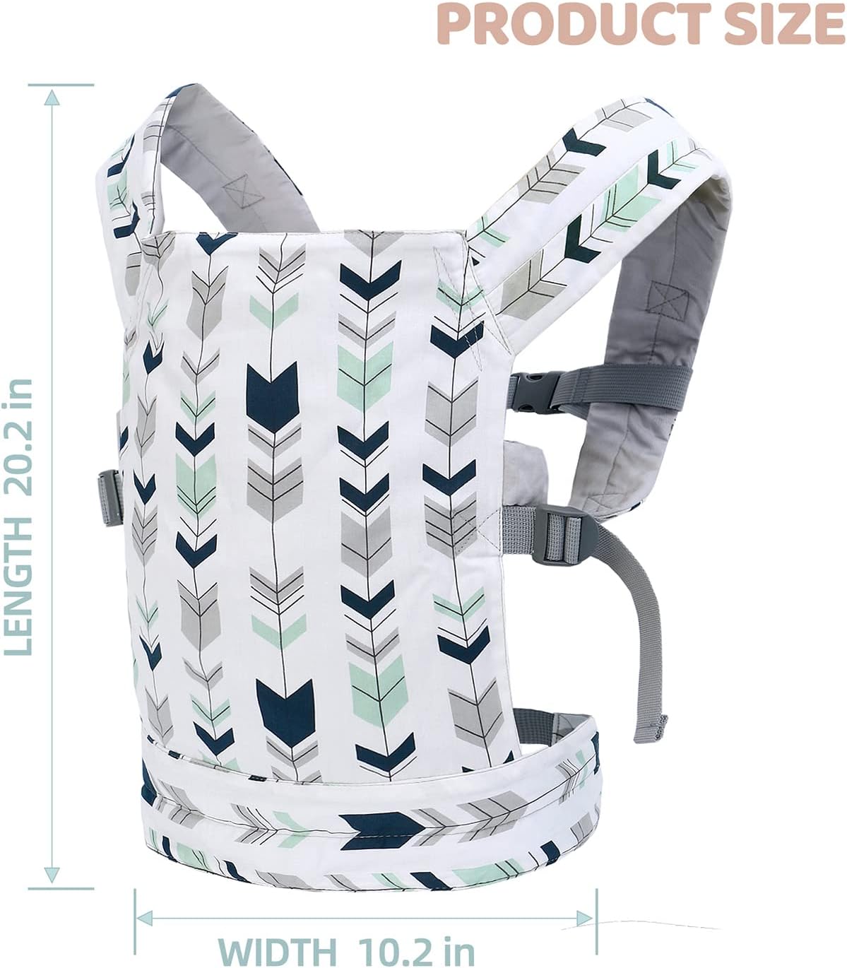 Miracle Baby Doll Carrier for Kids, Front and Back Baby Doll Accessories Backpack Kid Toddlers Play Toy Baby Carriers with Adjustable Straps for Little Girls