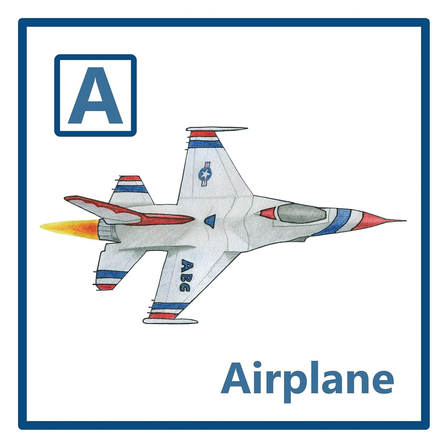 ABC's for Boys (Hardcover Alphabet Book, Baby & Children's Book - Hand-Illustrated Trucks, Planes, Cars & More)