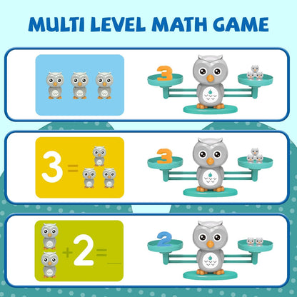 Snugzy Frog Balance Counting Toys, Number Counting Scale Games for Kids Cool Math Learning Games for Boys and Girls Preschool Kindergarten Learning STEM Montessori Educational Toys for 3+ (93 PCS)