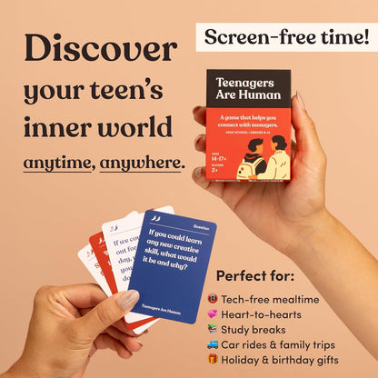 Children are Human | 140 Conversation Cards to Help Bond with Kids | Card Game for Elementary School Children | Designed by Experts for Grades 2-5 | Ages 7-10+