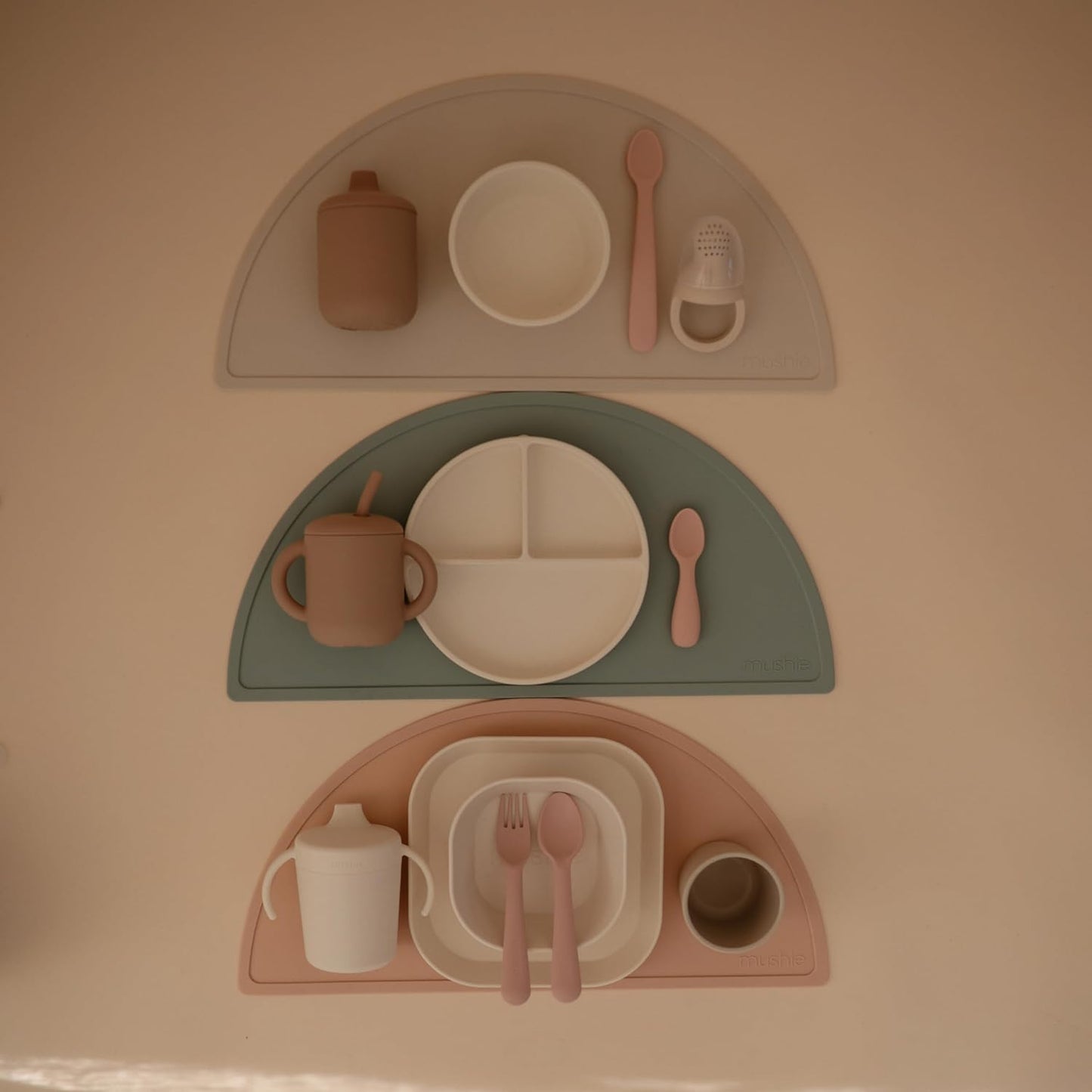 mushie Dinnerware Cups For Kids | Made in Denmark, Set of 2 (Ivory) - Colors A