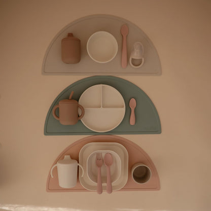 mushie Dinnerware Cups For Kids | Made in Denmark, Set of 2 (Ivory) - Colors A