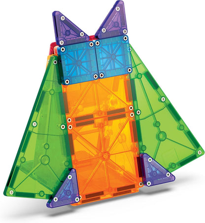 Magna-Tiles Combo 62-Piece Magnetic Construction Set, The Original Magnetic Building Brand