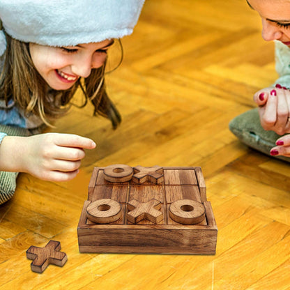 Glintoper Shut The Box & 4 in a Row Tables Game Set, Classic Wood Dice Game with Numbers & Line Up 4 Game for Kids Family, Living Room Rustic Coffee Table Decor, Travel Game Strategy Board Games
