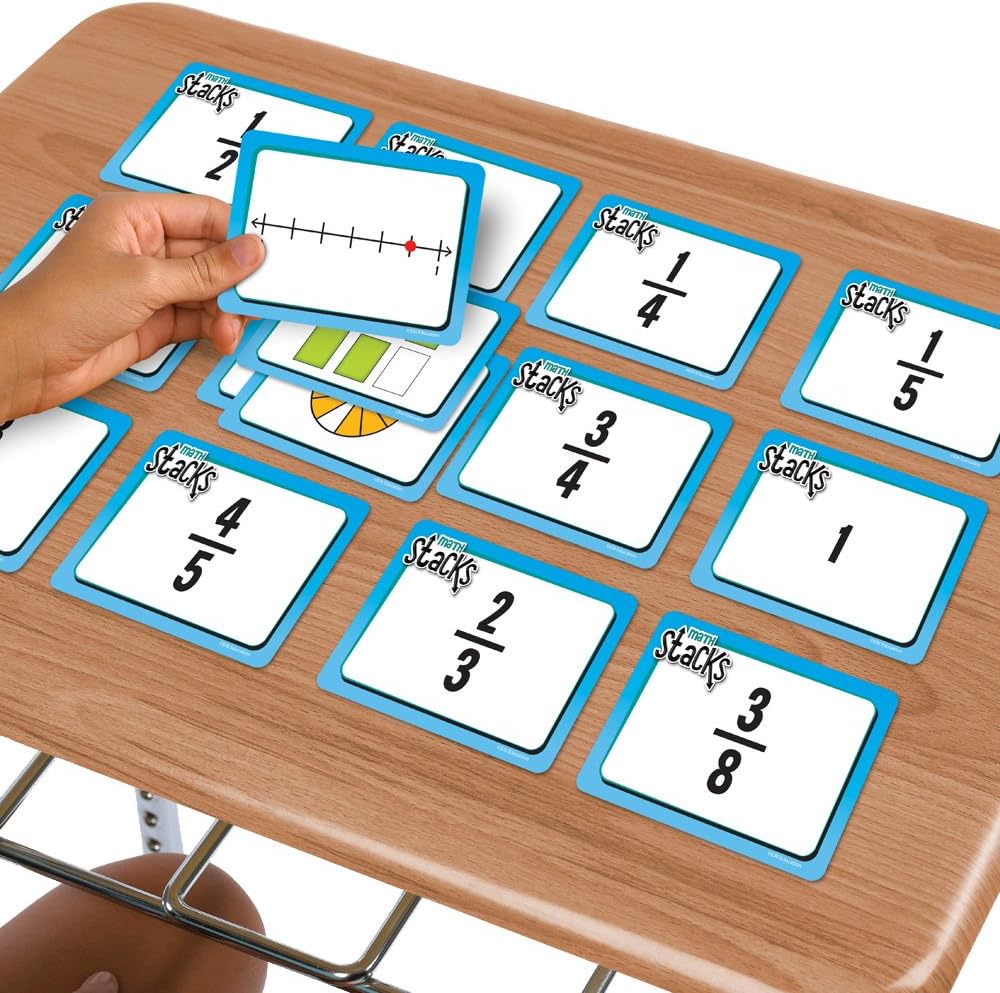 EAI Education Math Stacks Fraction Equivalence Game: Grades 3-5
