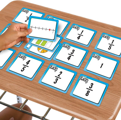 EAI Education Math Stacks Fraction Equivalence Game: Grades 3-5