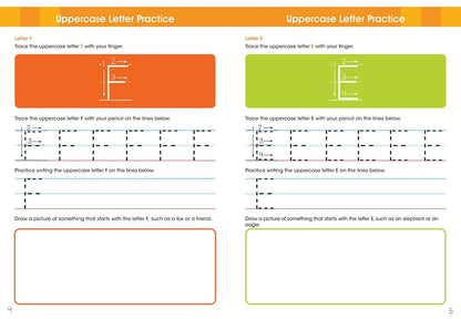 Ready to Learn: Kindergarten Writing Workbook: Word Practice, Writing Topics, Letter Tracing, and More!