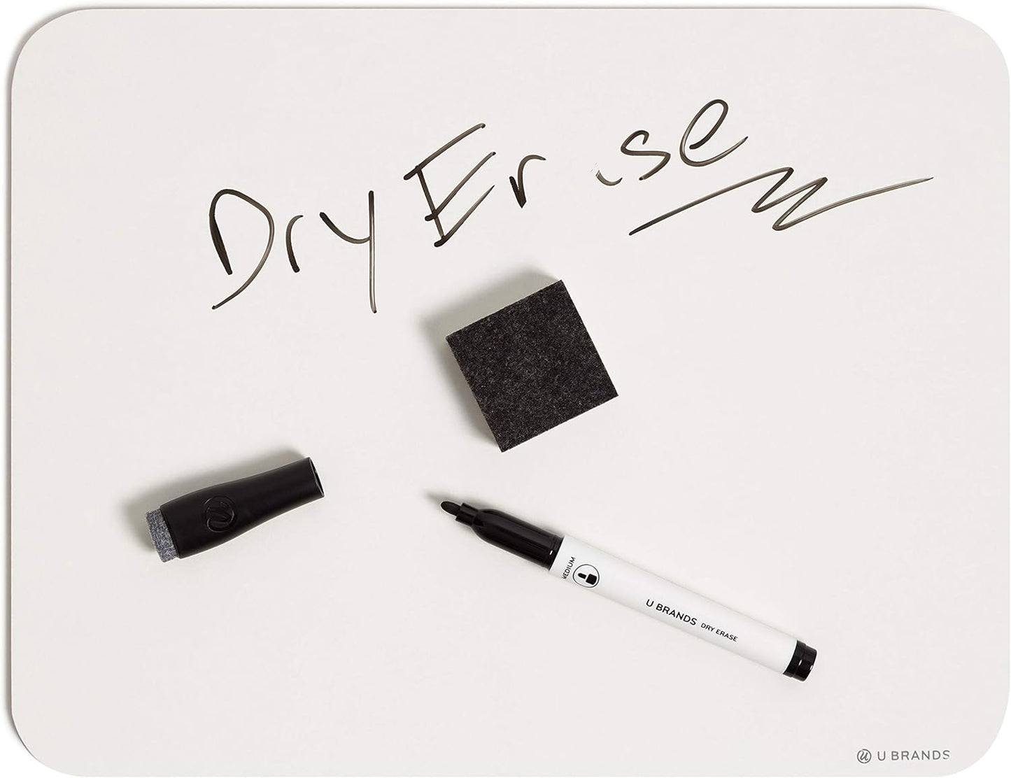 U Brands Dry Erase Lapboards, 10 Pack, 9" x 12", Double-Sided Small Whiteboards for School, Student Lapboards for Classroom, School & Homeschool Supplies, Portable Mini Whiteboard Set