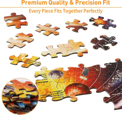 Jigsaw Puzzles for Kids Ages 3-5, 4-8, 6-8 Boys Girls - 60 Piece Construction Site - Large Piece Children Floor Jigsaw Puzzles - Science Educational Toys for 3 4 5 6 7 8 Years Old