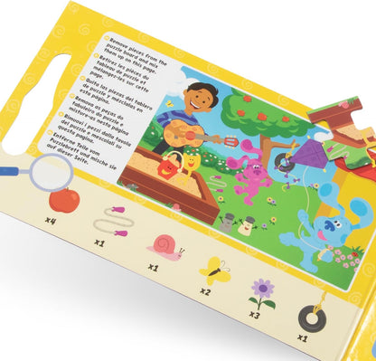 Melissa & Doug Blue's Clues & You! Take-Along Magnetic Jigsaw Puzzles (2 15-Piece Puzzles)