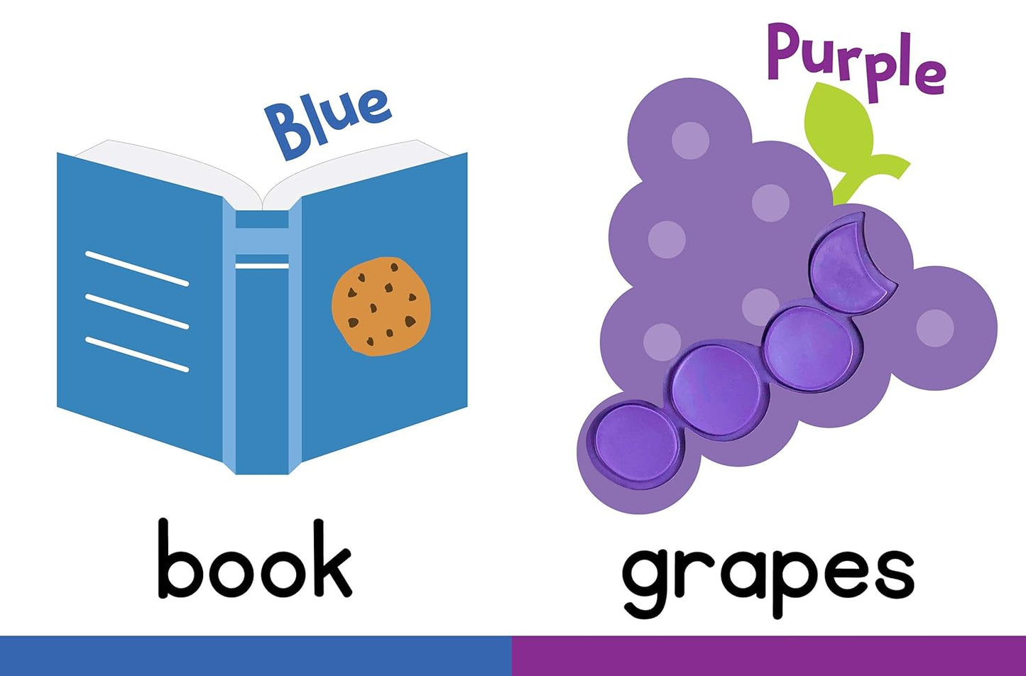 Colorful First Words - Silicone Touch and Feel Board Book - Sensory Board Book