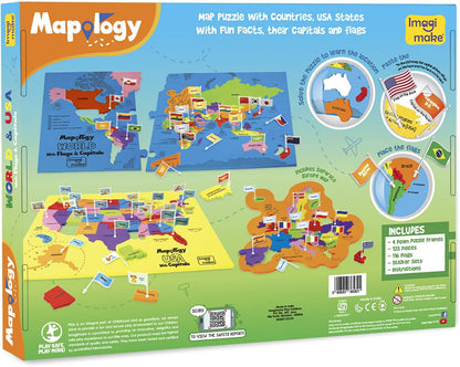 Imagimake Mapology Solar System for Kids | Educational Toys for Kids 5-7 | Space Toys | Puzzles for Boys & Girls Ages 4-8 | 6 Year Old Boy Gifts & Girl Gifts