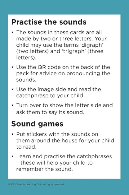 Little Wandle at Home More Phonics Flashcards for Reception