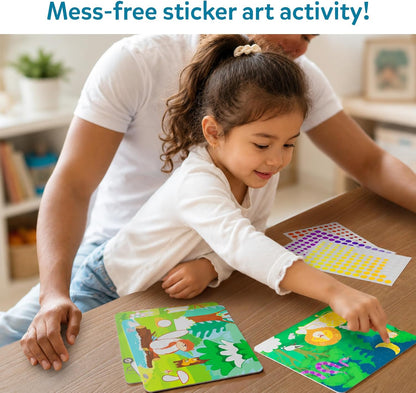 Skillmatics Dot It Sticker Art - Disney Princess, Mess-Free Fun for Kids, 500+ Stickers, Craft Kits, DIY Scrapbooking Activity, Gifts for Girls & Boys Ages 3, 4, 5, 6, 7