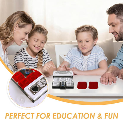 Ant Farm Nest - Educational Habitat - Black and White Acrylic Design with Built-in Water Tower and Clear Observation Area (S)