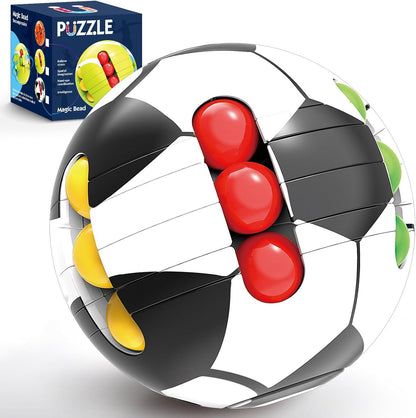 Puzzle Sport Ball Toys - 3D Brain Teasers and Puzzle Games for Kids and Adults, Fun Brain Memory Intelligence 2.5" Small Puzzles Magic Bead, Hand Sport, Adult Relieve Stress Teens and Kids Gifts