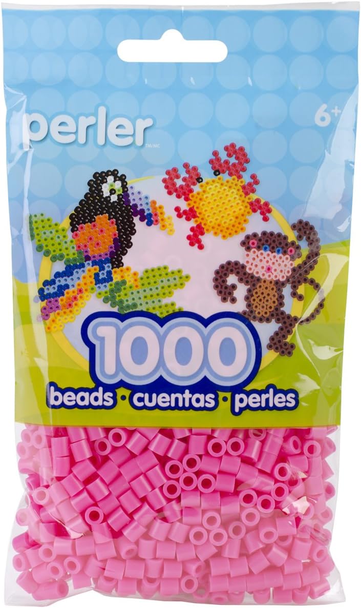 Perler Beads Fuse Beads for Crafts, 1000pcs, Yellow