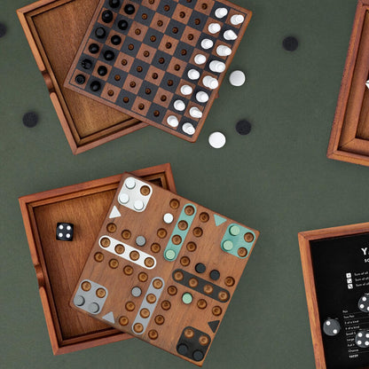 Iron & Glory Shapeshifter Wooden Board Game | Board Games for Family Night | Coffee Table Decor | Family Board Games & 3D Puzzle | Puzzle Board & Wooden Living Room Decor
