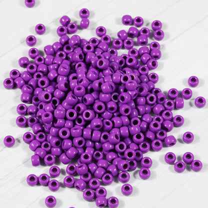 Bala&Fillic 6x9mm Army Green Pony Beads with Smooth Surface 1000pcs Crayon Color Craft Beads (Army Green)