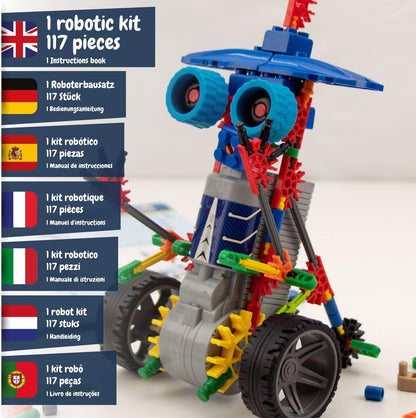 Science4you Robotics Betabot - Stem Robotics Kit for Kids 8-12+, 126 Pieces Included, Robot Building Kit for Kids, Robot Toys, Game, Gift for Boys and Girls Ages 8 9 10 11 12+