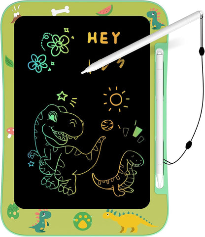 Genialba LCD Writing Tablet for Kids, Colorful Screen Drawing Board for 3-7 Year Old Boys & Girls - Educational Toys for Birthday & Christmas (Penguin)
