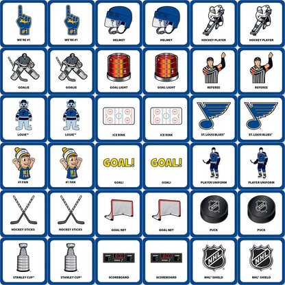 MasterPieces NHL Chicago Blackhawks Matching Game, For Ages 3+ - Fun Family Entertainment for Kids and Adults - Educational, Engaging, and Perfect for Game Night, Interactive Classroom Activities