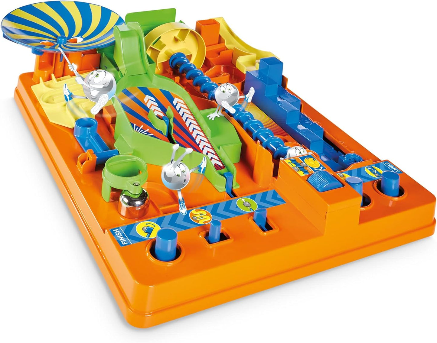 TOMY Screwball Scramble Level Up Marble Maze - Vertical Beat-The-Clock Marble Run Game - Skill & Dexterity Challenge - 1–4 Players - Ages 5+