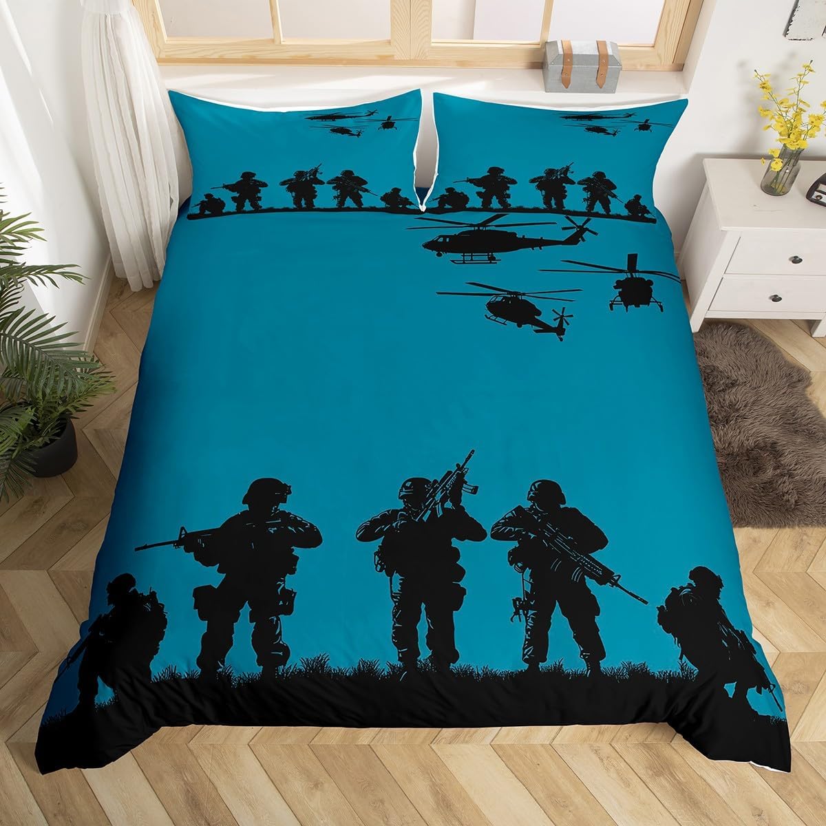 Laboratory Bedding Set Chemistry Lab Duvet Cover For Kids Teen Boys Girls Test Tube Microscope School Graffiti Comforter Cover Chemical Elements Science Theme Bedclothes 2Pcs Twin Size Gray