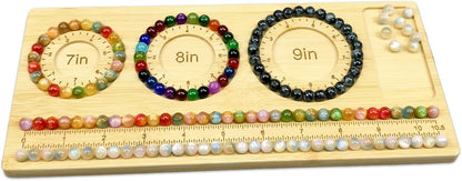 Petoysoso Bead Boards for Jewelry Making, Bamboo Beading Board for Bracelet & Necklace, Jewelry Making Supplies,Bead Tray Supplies
