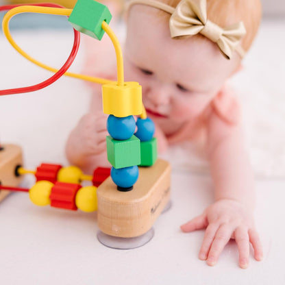 Melissa & Doug Abacus Classic Wooden Toy with 100 Beads - Preschool Learning Activities and Math Games for Kids, Homeschool Essentials for Ages 3+
