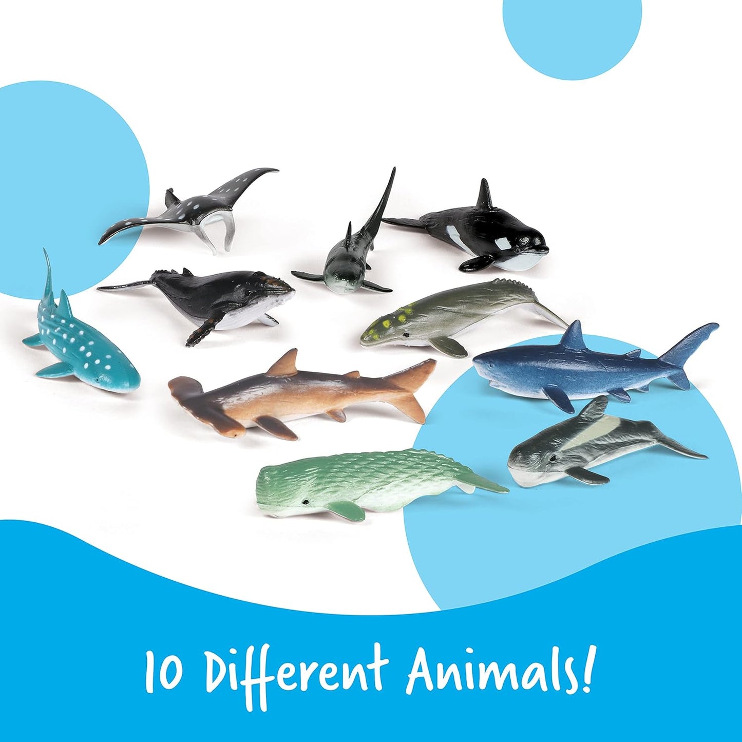 Learning Resources Farm Animal Counters - 60 Pieces, Ages 3+ Toddler Learning Toys, Farm Animals Toys, Develops Counting and Matching Skills