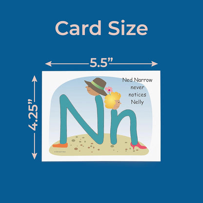 Alphabet Teaching Cards – Multisensory Early Literacy Flash Cards for Classroom & Home Reading Instruction | ESL, ELL & Diverse Learners