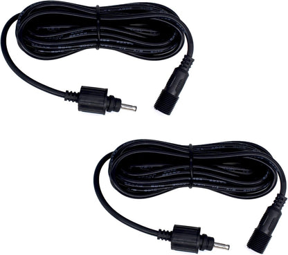 Lewisia 10 Feet Extension Cable - Solar Water Pump & Air Pump Aerator Oxygenator Extender Wires Cords (2 Pack)